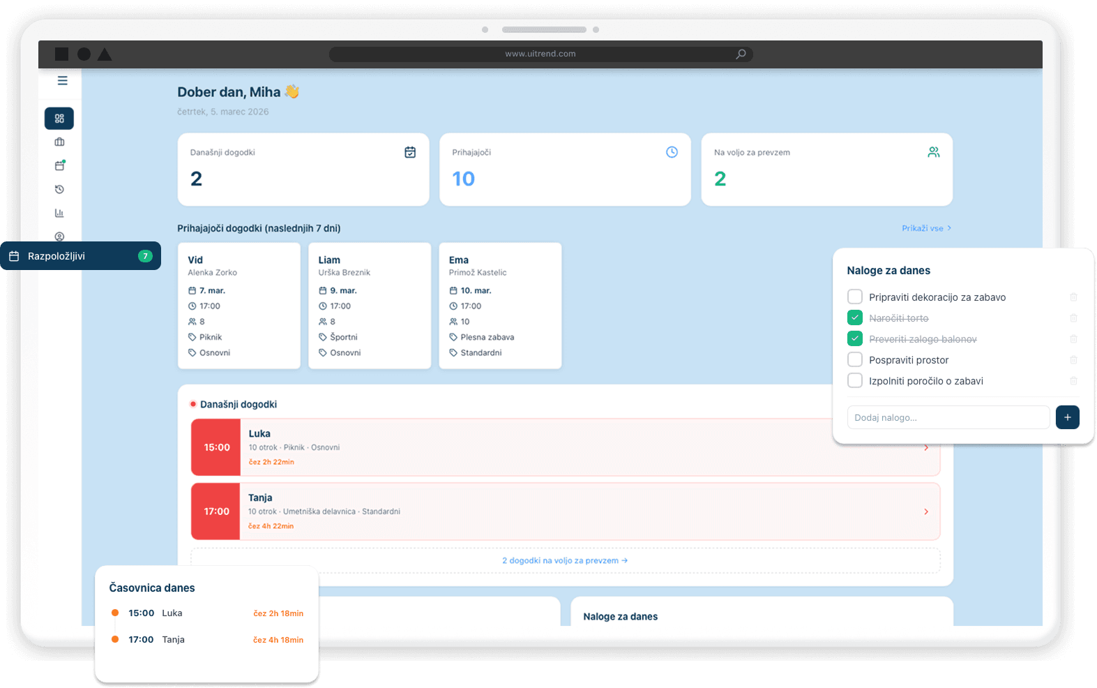 Lasten portal za vsakega zaposlenega